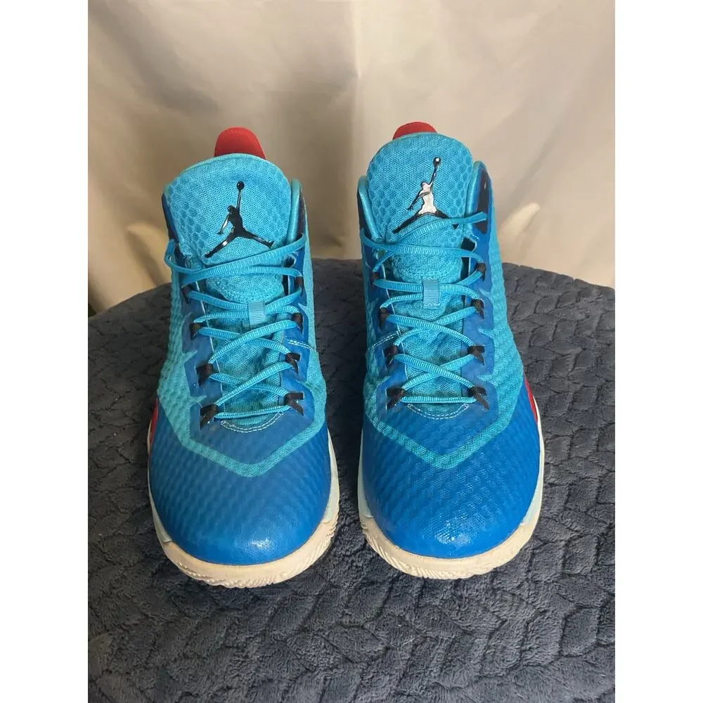 Nike Air Jordan Super.Fly 3 Blue Red Basketball Shoes Men’s Size 13 744802 460